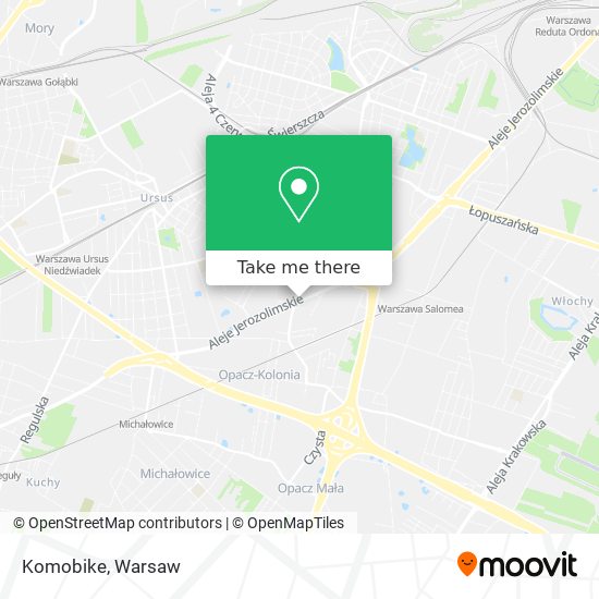 Komobike map