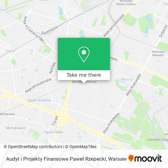 Audyt i Projekty Finansowe Paweł Rzepecki map