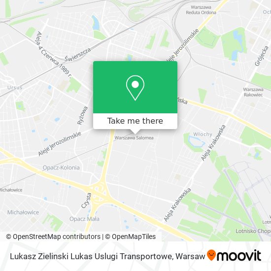 Lukasz Zielinski Lukas Uslugi Transportowe map