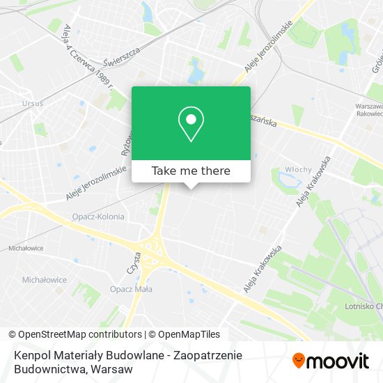 Kenpol Materiały Budowlane - Zaopatrzenie Budownictwa map