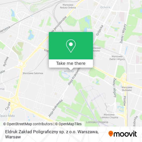 Eldruk Zakład Poligraficzny sp. z o.o. Warszawa map