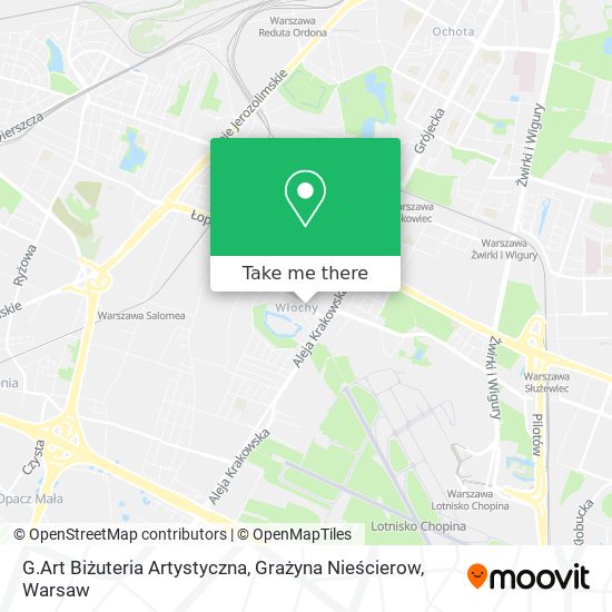 G.Art Biżuteria Artystyczna, Grażyna Nieścierow map