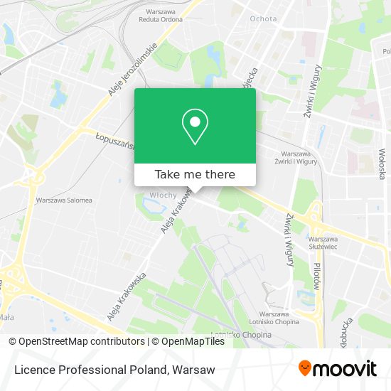 Licence Professional Poland map