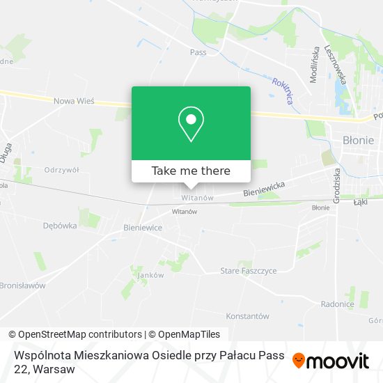 Wspólnota Mieszkaniowa Osiedle przy Pałacu Pass 22 map