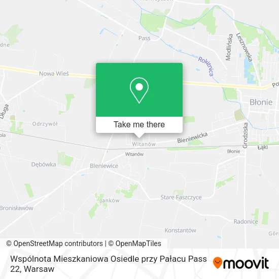 Карта Wspólnota Mieszkaniowa Osiedle przy Pałacu Pass 22
