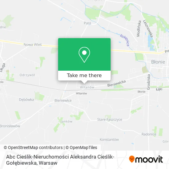 Abc Cieślik-Nieruchomości Aleksandra Cieślik-Gołębiewska map