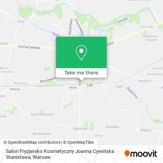 Salon Fryzjersko Kosmetyczny Joanna Cywińska Stanisława map