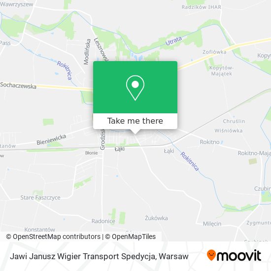 Jawi Janusz Wigier Transport Spedycja map