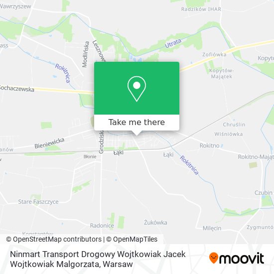 Ninmart Transport Drogowy Wojtkowiak Jacek Wojtkowiak Malgorzata map