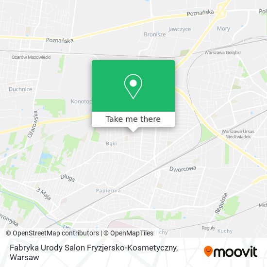 Fabryka Urody Salon Fryzjersko-Kosmetyczny map