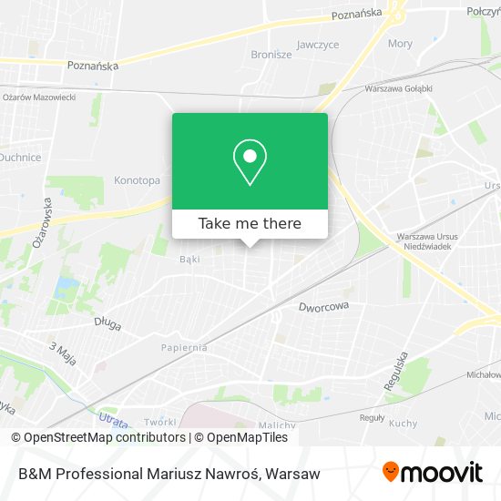 B&M Professional Mariusz Nawroś map