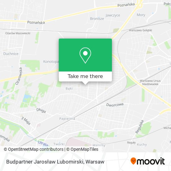 Budpartner Jarosław Lubomirski map