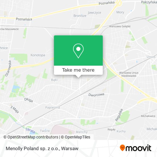 Menolly Poland sp. z o.o. map