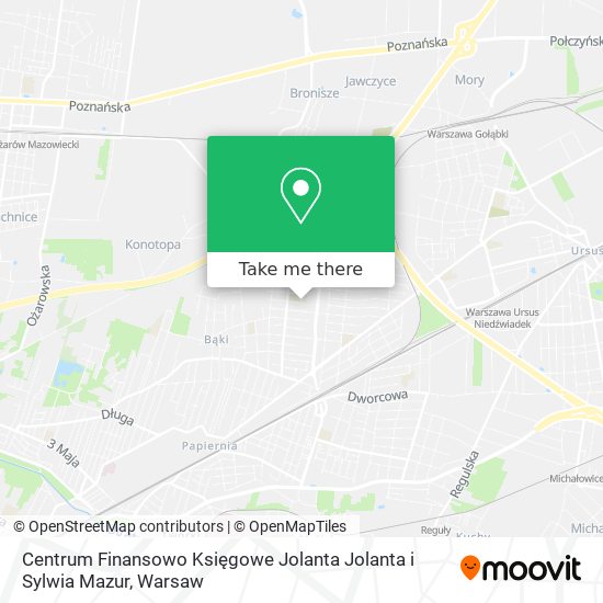 Centrum Finansowo Księgowe Jolanta Jolanta i Sylwia Mazur map