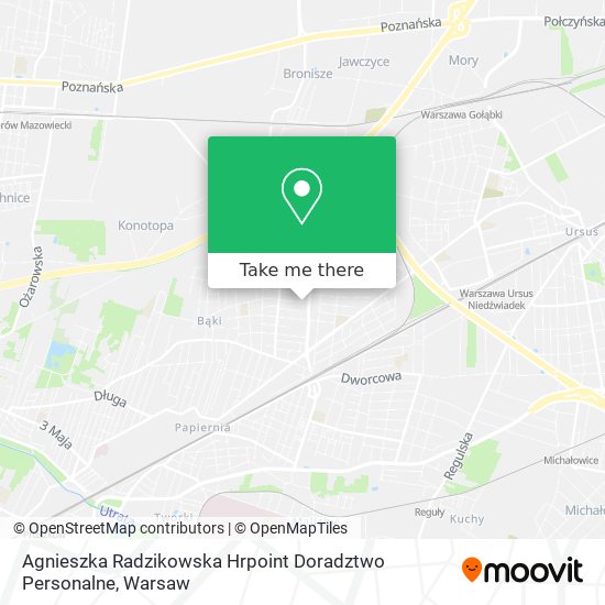 Agnieszka Radzikowska Hrpoint Doradztwo Personalne map