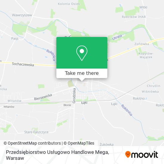 Przedsiębiorstwo Usługowo Handlowe Mega map