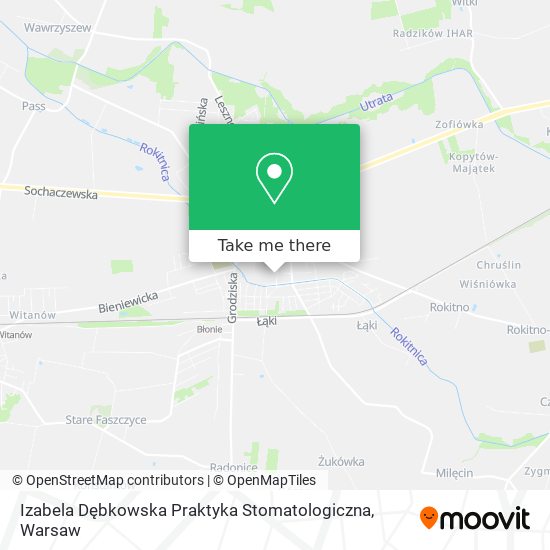 Izabela Dębkowska Praktyka Stomatologiczna map