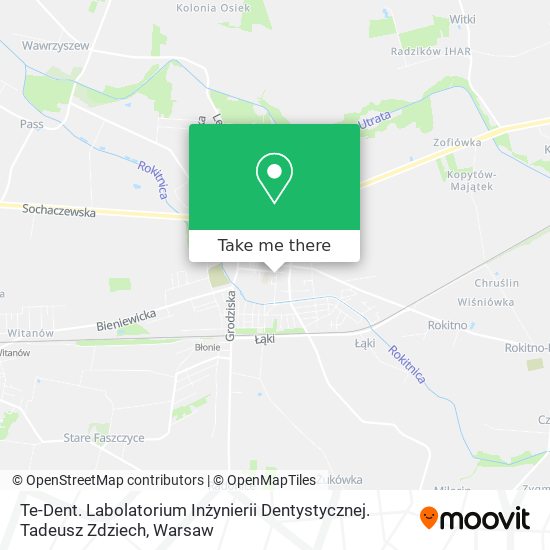 Te-Dent. Labolatorium Inżynierii Dentystycznej. Tadeusz Zdziech map