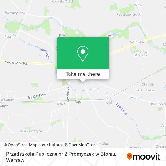 Przedszkole Publiczne nr 2 Promyczek w Błoniu map