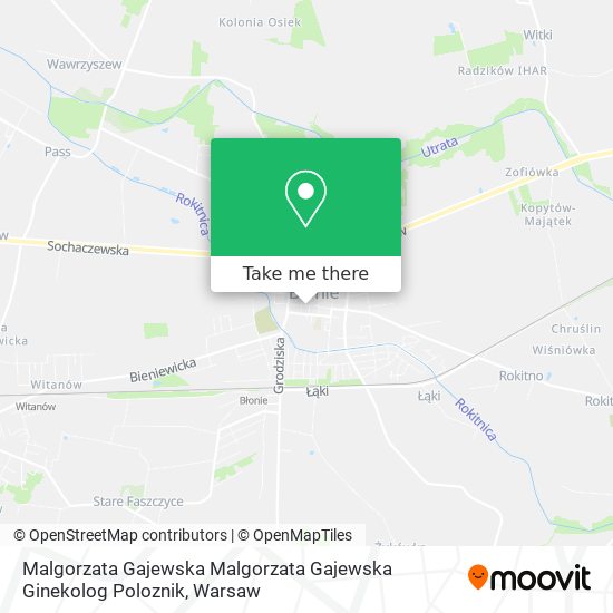 Malgorzata Gajewska Malgorzata Gajewska Ginekolog Poloznik map