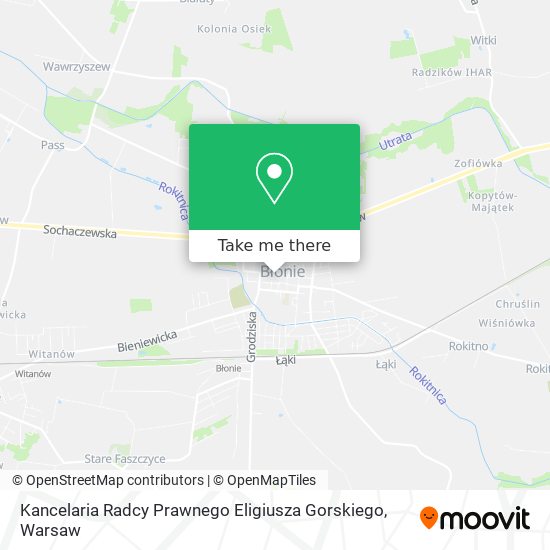 Kancelaria Radcy Prawnego Eligiusza Gorskiego map