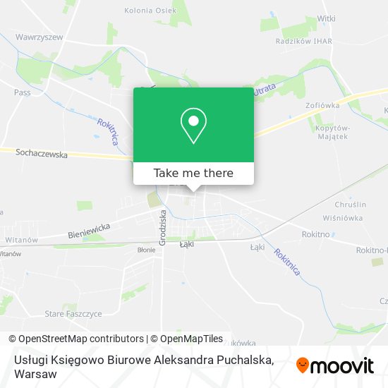 Usługi Księgowo Biurowe Aleksandra Puchalska map