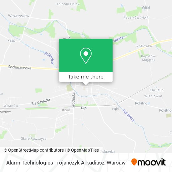 Alarm Technologies Trojańczyk Arkadiusz map