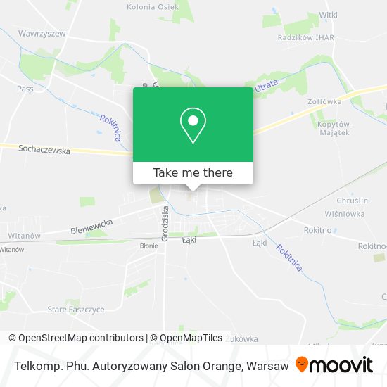 Telkomp. Phu. Autoryzowany Salon Orange map