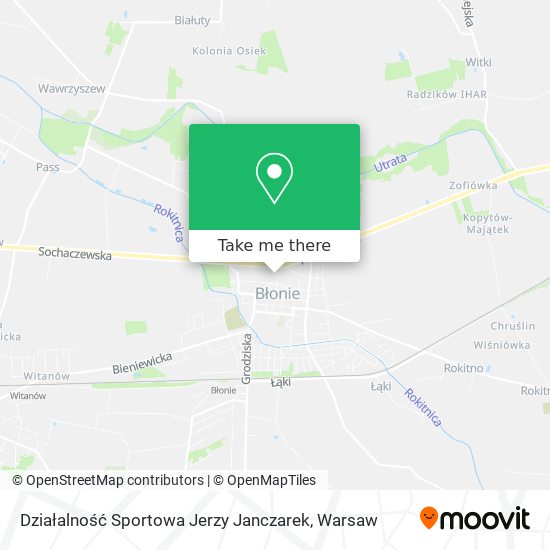 Działalność Sportowa Jerzy Janczarek map