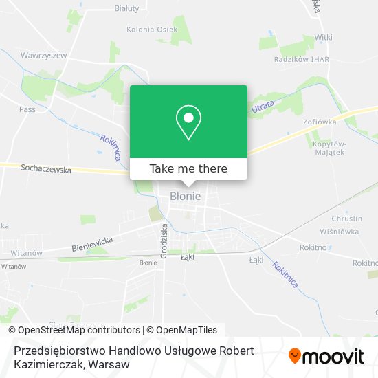 Przedsiębiorstwo Handlowo Usługowe Robert Kazimierczak map