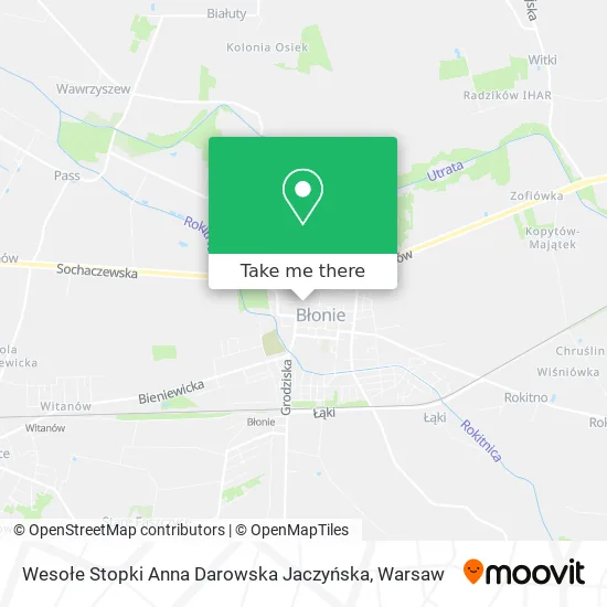Wesołe Stopki Anna Darowska Jaczyńska map