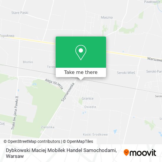 Dybkowski Maciej Mobilek Handel Samochodami map