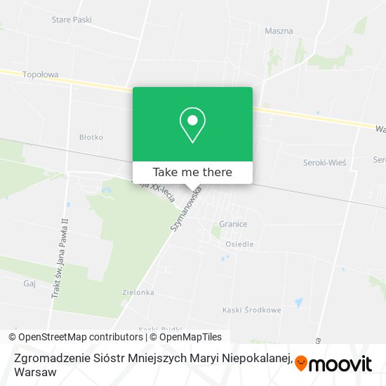 Zgromadzenie Sióstr Mniejszych Maryi Niepokalanej map