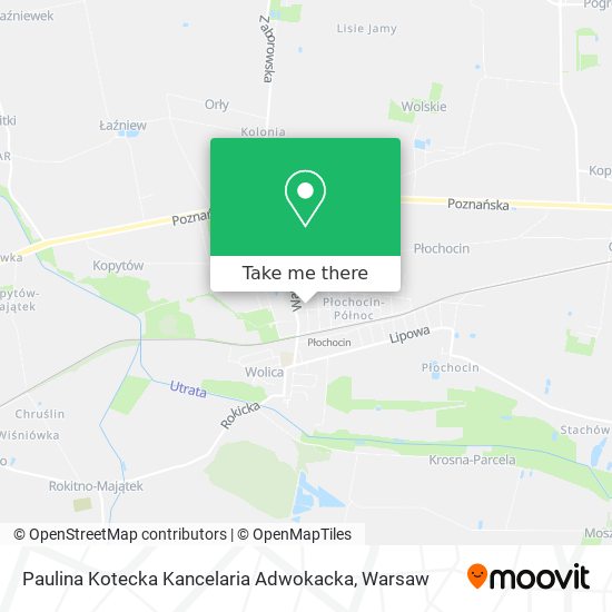 Paulina Kotecka Kancelaria Adwokacka map