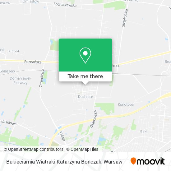 Bukieciarnia Wiatraki Katarzyna Bończak map