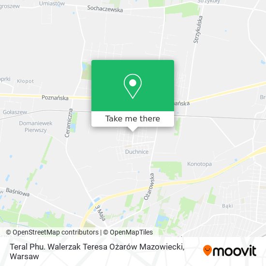 Teral Phu. Walerzak Teresa Ożarów Mazowiecki map