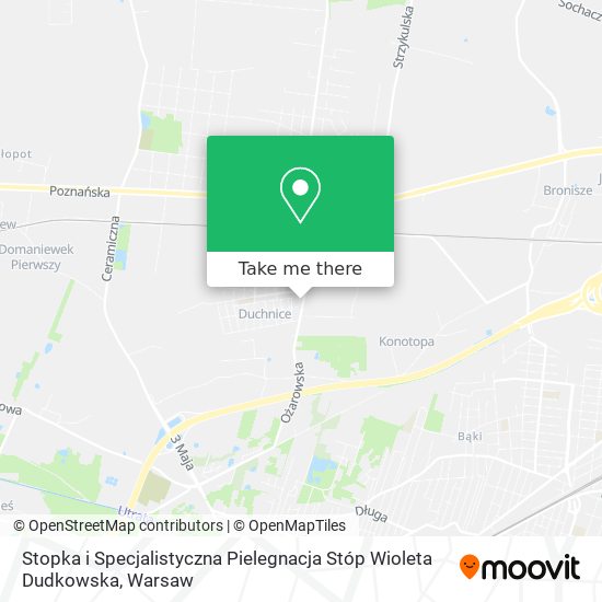 Stopka i Specjalistyczna Pielegnacja Stóp Wioleta Dudkowska map