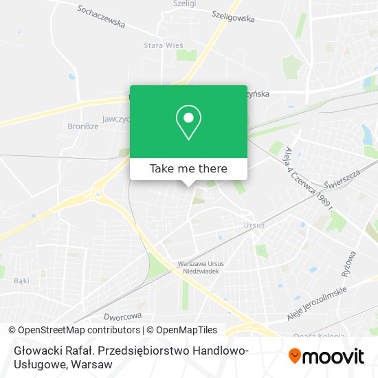 Głowacki Rafał. Przedsiębiorstwo Handlowo-Usługowe map