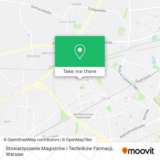 Карта Stowarzyszenie Magistrów i Techników Farmacji