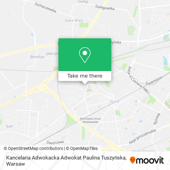 Kancelaria Adwokacka Adwokat Paulina Tuszyńska map