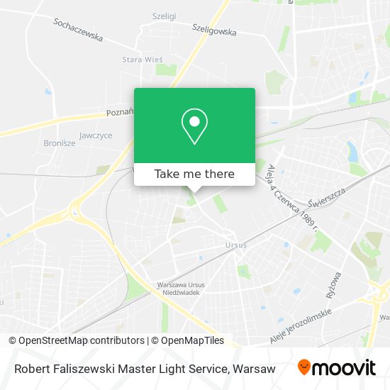 Robert Faliszewski Master Light Service map