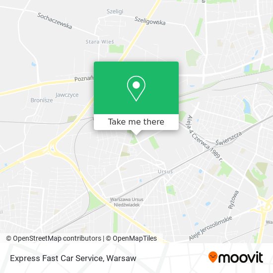 Express Fast Car Service map