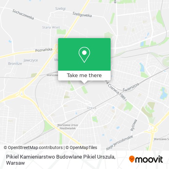 Pikiel Kamieniarstwo Budowlane Pikiel Urszula map