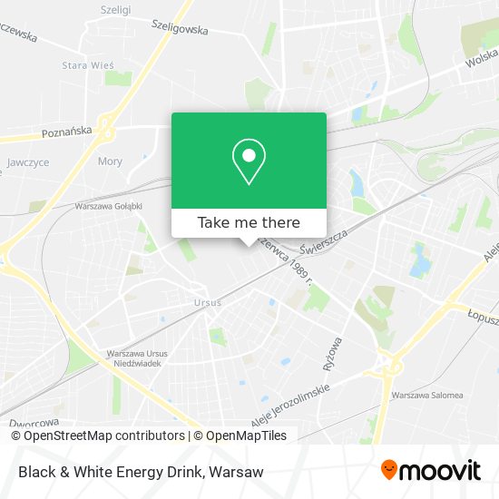 Black & White Energy Drink map