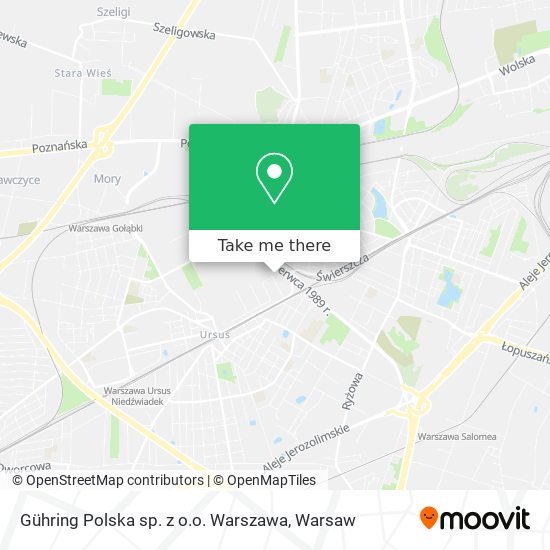 Gühring Polska sp. z o.o. Warszawa map