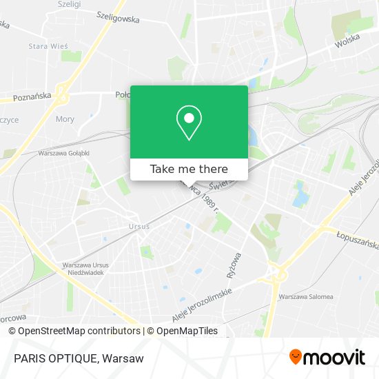 PARIS OPTIQUE map