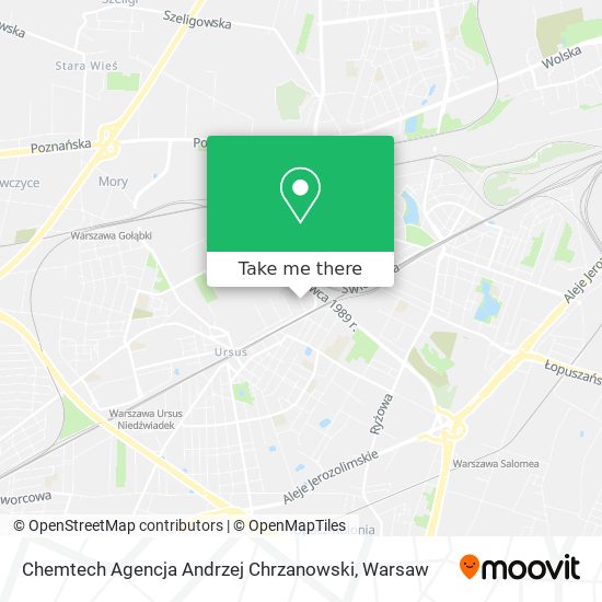 Chemtech Agencja Andrzej Chrzanowski map