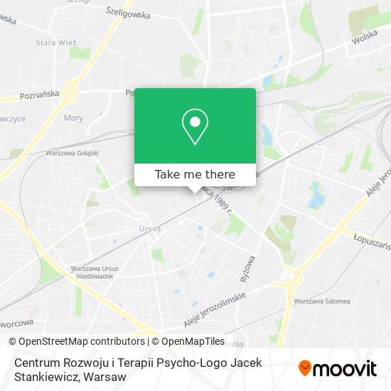 Centrum Rozwoju i Terapii Psycho-Logo Jacek Stankiewicz map