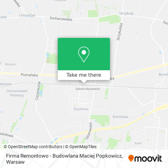 Firma Remontowo - Budowlana Maciej Popkowicz map