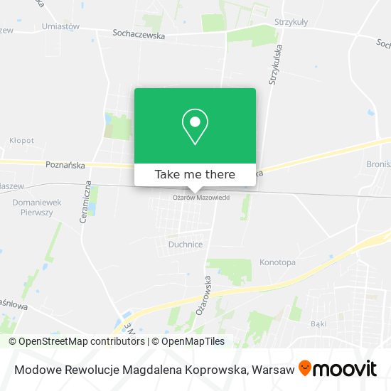 Modowe Rewolucje Magdalena Koprowska map